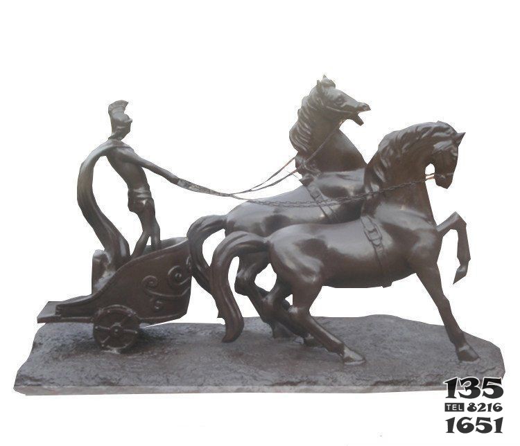 铜雕西方欧式铜马雕塑摆件图片