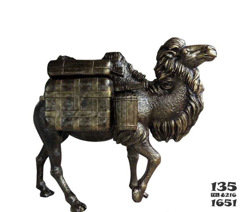 丝绸之路骆驼铜雕图片