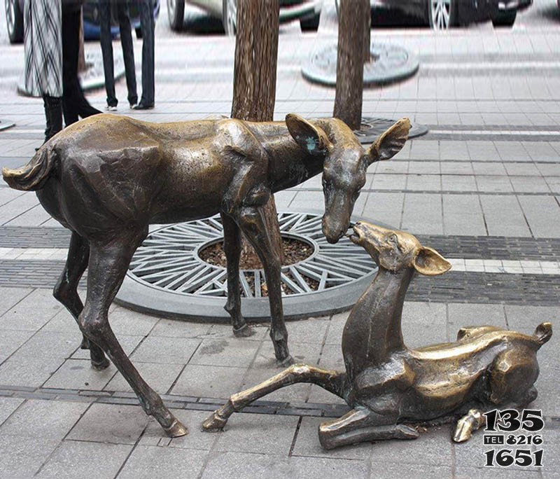 铜雕动物羚羊动物雕塑价格图片
