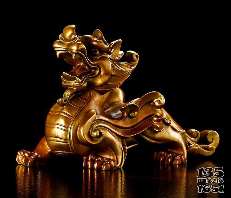铜雕瑞兽貔貅图片