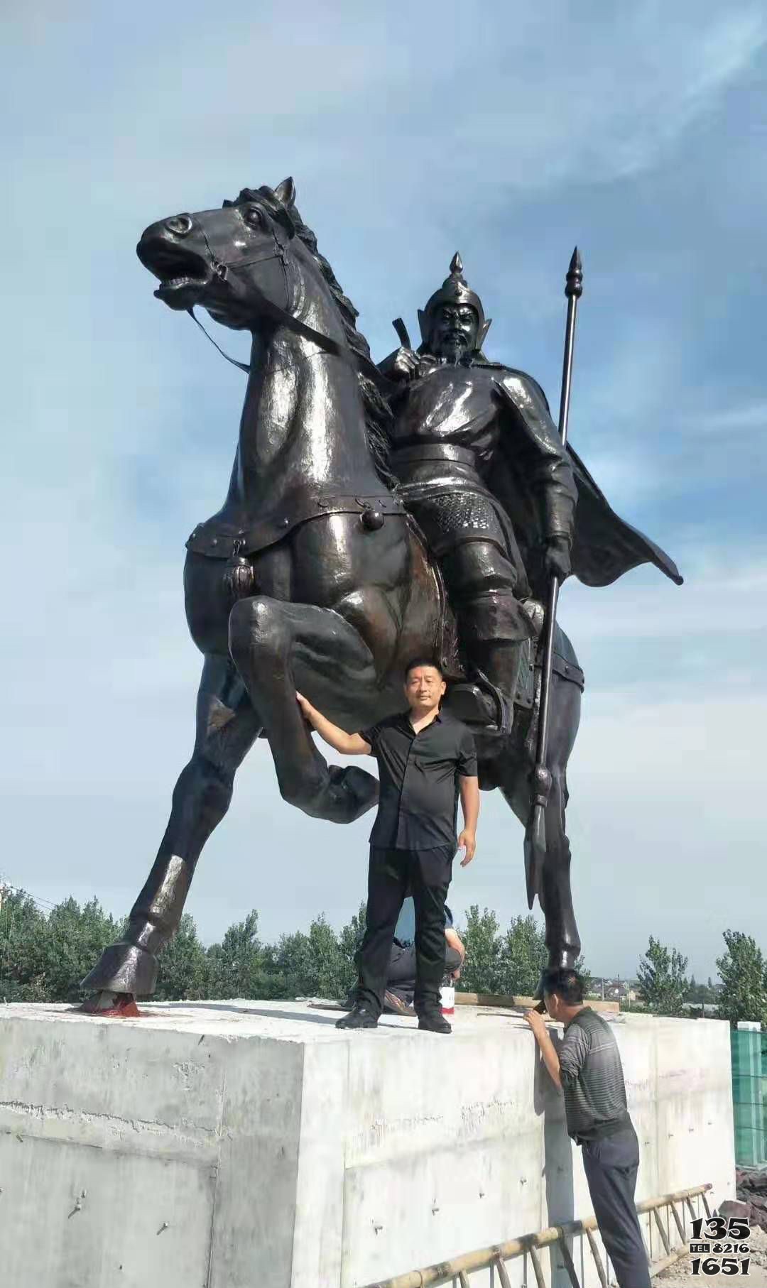 骑马战士铜雕户外摆件广场景观雕塑图片