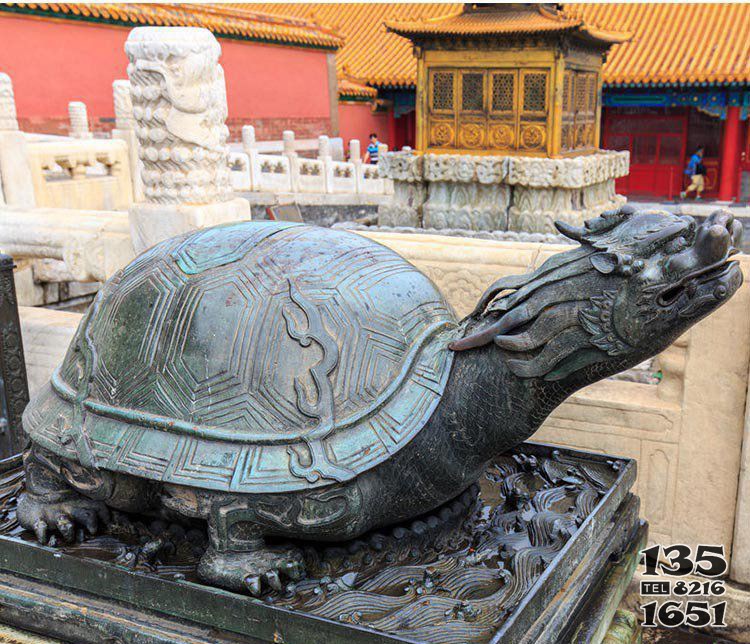 故宫龙龟景观铜雕塑图片