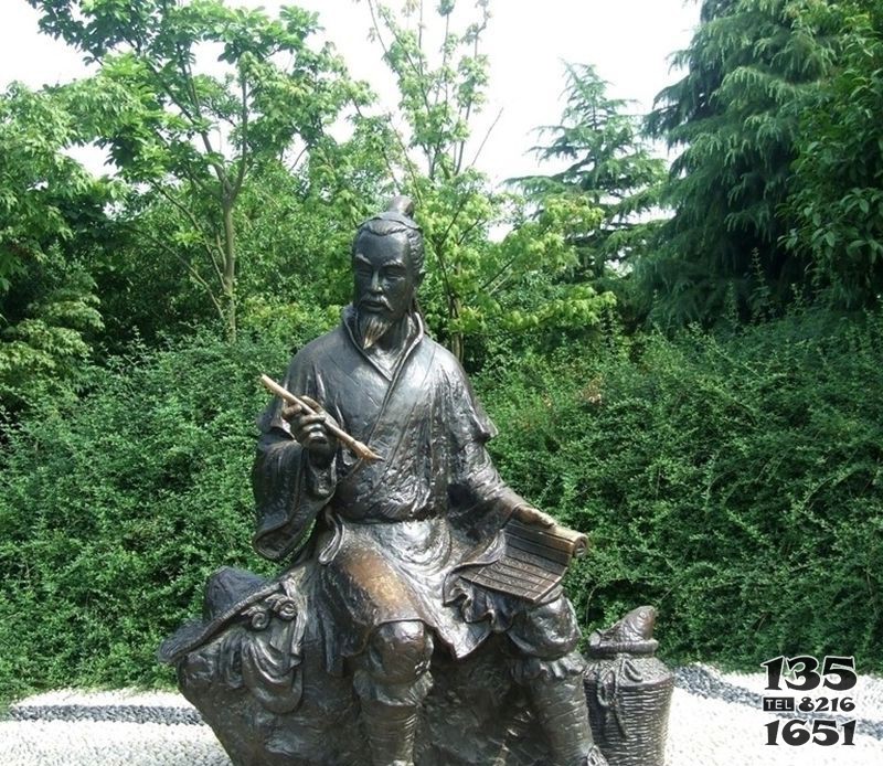 姜太公铜雕图片